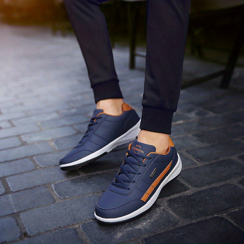 lace casual shoes men s breathable wear resistant non slip details 4
